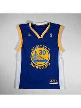 Golden State Warriors Steph Curry Adidas NBA Jersey